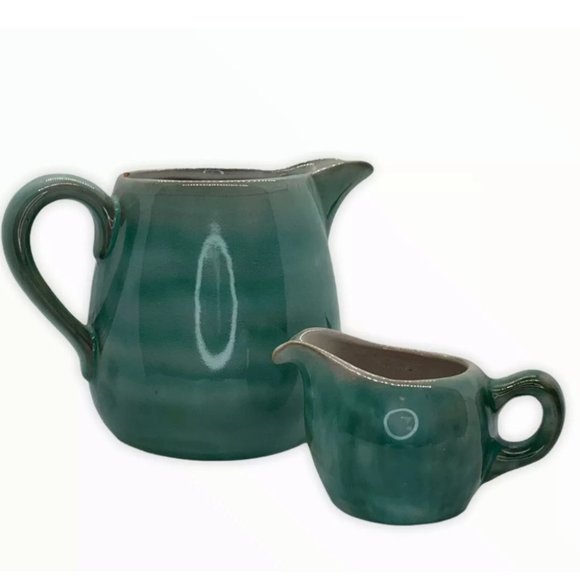 Stangl Other - Stangl Pottery Pitcher And Mini Pitcher Jade Green
